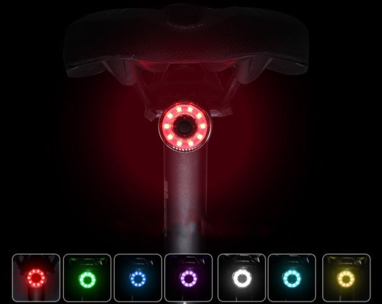 Bicycle Back Light w/Anti-theft Alarm Lock - TheRideEssentials